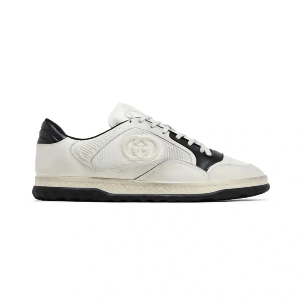 Gucci Mac 80 distressed leather sneakers size 12 made in Italy